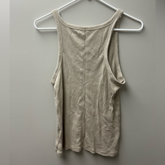 Aerie Light Brown Ribbed Tank Top - Picture 2 of 4